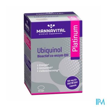 Mannavital Ubiquinol Platinum Caps 60