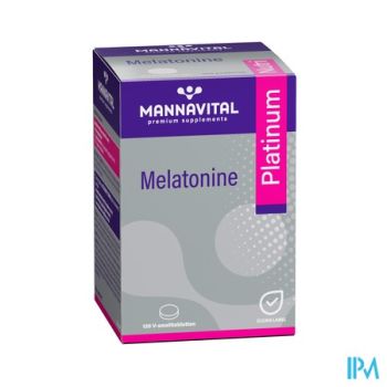 Mannavital Melatonine V-smelttabl 120