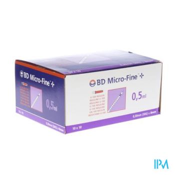Bd Microfine+ Ins.sp Demi 0,3ml 30g 8mm 10 324826