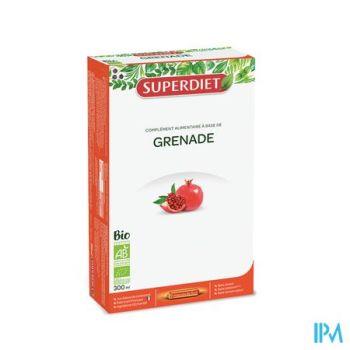 Superdiet Granaatappel Bio Amp 20x15ml