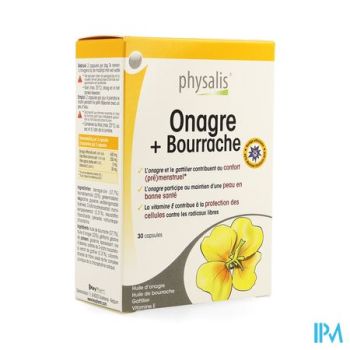 Physalis Teunisbloem-bernagie Softcaps 30