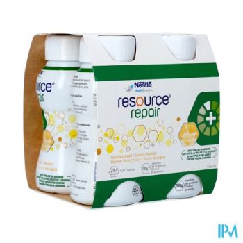 Resource Repair Vanille Fles 4x200ml