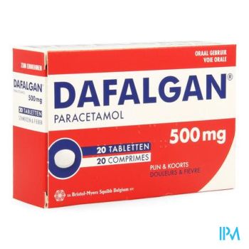 Dafalgan 500mg Droog Comp 20