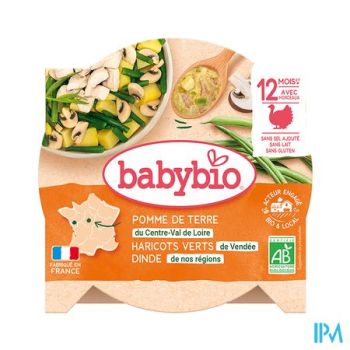 Babybio Mon M tit Plat Kalk.-groenten 230g 50161