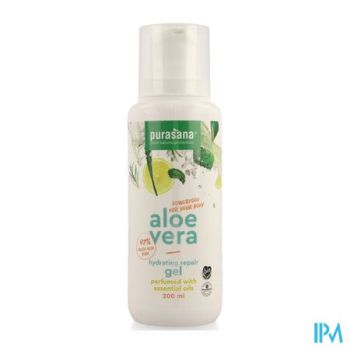 Purasana Vegan Aloe Vera Pure Gel Parf Ess.ol200ml