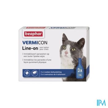Beaphar Vermicon Line-on Kat 3x1ml