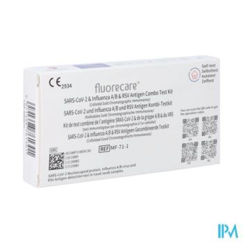 Fluorec.kit Test Comb.a/geen Sars-cov2&inf.a/b&rsv