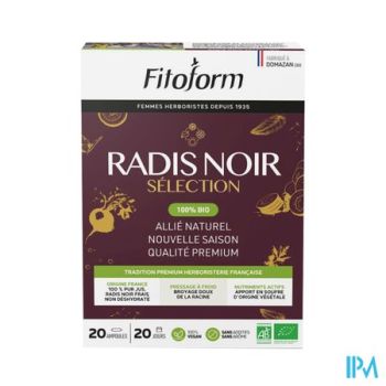 Zwarte Radijs Bio Amp 20x10ml Fitoform