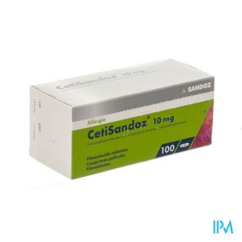 Cetisandoz 10mg Filmomh Tabl 100 X 10mg
