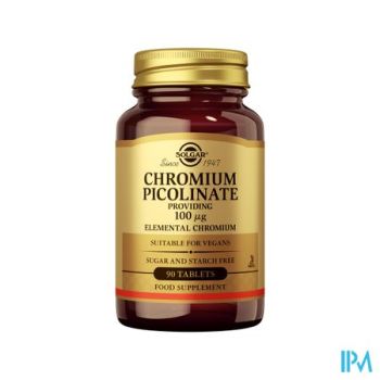 Solgar Chromium Picolinaat Comp 90x100mcg