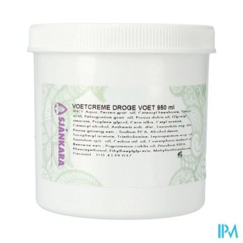 Sjankara Creme Droge Voet