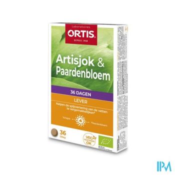 Ortis Artisjok-paardebloem Bio Tabl 36