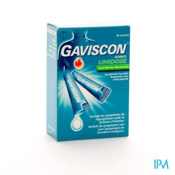 Gaviscon Advance Orale Susp. Munt Ud Zakje 20x10ml