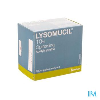 Lysomucil 10% Amp 20 X 300mg/3ml