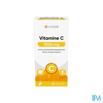 Livsane Vitamine C 1000mg Bruistabl 40