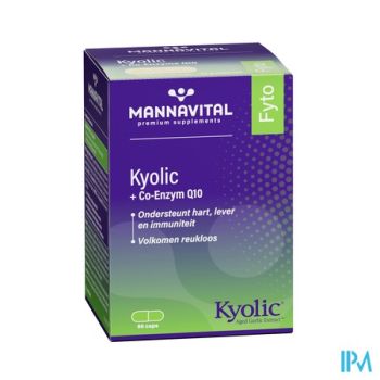 Mannavital Kyolic + Co-enzym Q10 Caps 60