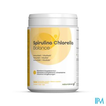 Spirulina Chlor. Caps 500 Natural Energy Labophar